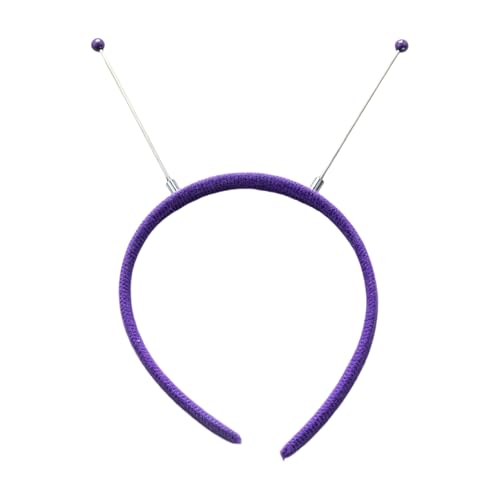 Weiches Stoff-Stirnband, Alien, bequemes Haarband, verstellbares Haarband, tägliches Tragen, Haarteil, Schmuck für Damen von XIAOQENAN