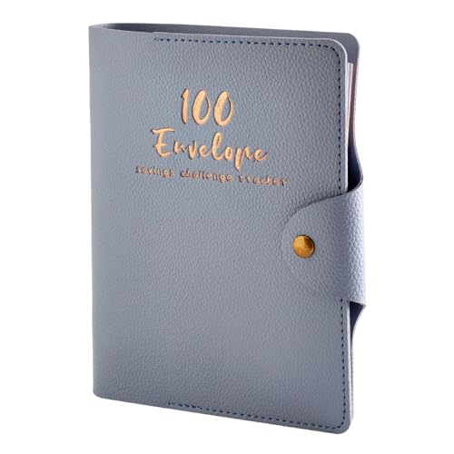 XIAOQENAN 100 Tägige Herausforderung Notebook Tragbare Organisatoren Mit Umschlagbudgeting Design Für Geldmanagement Bargeldumschließungssystem Organizer von XIAOQENAN