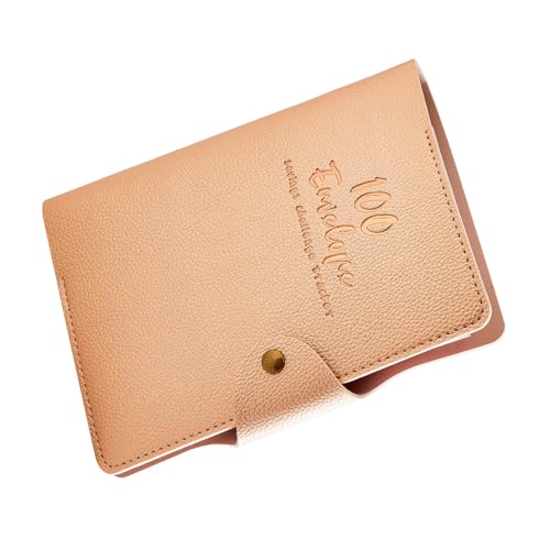 XIAOQENAN 100 Tägige Herausforderung Notebook Tragbare Organisatoren Mit Umschlagbudgeting Design Für Geldmanagement Bargeldumschließungssystem Organizer von XIAOQENAN