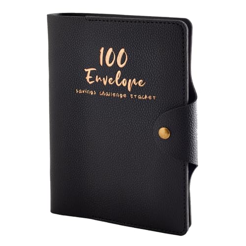 XIAOQENAN 100 Tägige Herausforderung Notebook Tragbare Organisatoren Mit Umschlagbudgeting Design Für Geldmanagement Bargeldumschließungssystem Organizer von XIAOQENAN