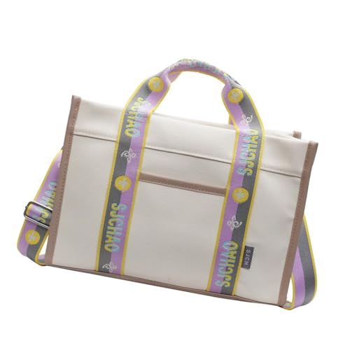 XIAOQENAN 2. Leichtes Unisex Canvas Umhängetasche Mit Mehrfacher Tasche Für Reise Und Office Essentials Übergroße Laptop Tasche von XIAOQENAN