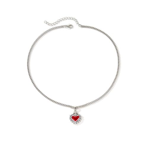 XIAOQENAN Aussage Gothic Halskette Mit Dem Angehängten Vielseitigen Stabilen Leichtmetall Schmuckzubehör Für Stilvolle Outfits Und Anlässe Verstellbare Kettenlänge XIAOQENAN Aussage Gothic Halskette Mit Dem Angehängten Vielseitigen Stabilen Leichtmetall Schmuckzubehör Für Stilvolle Outfits Und Anlässe Verstellbare Kettenlänge von XIAOQENAN