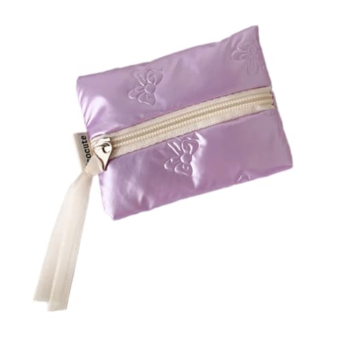 XIAOQENAN BOWS Münzbrieftasche Sichere Zip Verschluss Kompakte Reise Für Frauen Mädchen Essentials Leichter Alltag Essential Beutel von XIAOQENAN