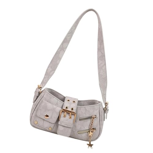 XIAOQENAN Crossbody Geldbörse Weiche Umhängetasche Praktische PU Leder Handtasche Leichte Achselgrundstück Für Frauen Und Mädchen Französische Achselstasche von XIAOQENAN