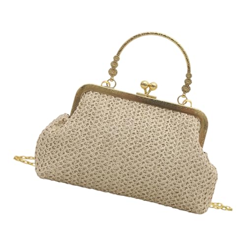 XIAOQENAN Crossbody Taschen Für Frauen Umhängetasche Gewebte Geldbörse Klumpen Schulter Getötet von XIAOQENAN