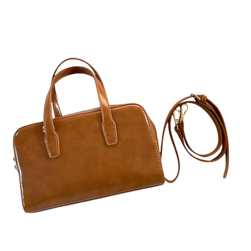 XIAOQENAN Damen Bowler Satchel Umhängetasche PU Leder Top Crossbody Taschen Mit Abnehmbarem Riemen Für Den Täglichen Gebrauch Frauentasche Für Frauen XIAOQENAN Damen Bowler Satchel Umhängetasche PU Leder Top Crossbody Taschen Mit Abnehmbarem Riemen Für Den Täglichen Gebrauch Frauentasche Für Frauen von XIAOQENAN