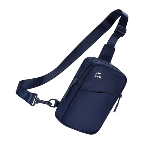 XIAOQENAN Einstellbare Unisex Umhängetasche Mit Belüfteten Rückträgen Und Leichter Nylonkonstruktion Für Outdoor Aktivitäten Unisex Crossbody Phone Pack von XIAOQENAN