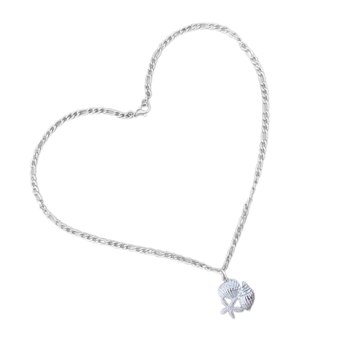 XIAOQENAN Einzigartige Muschel Und Halskette Auffällige Halskette Die Detaillierte Meeresmotive Für Mode Enthusiasten Stabil Zeigen von XIAOQENAN