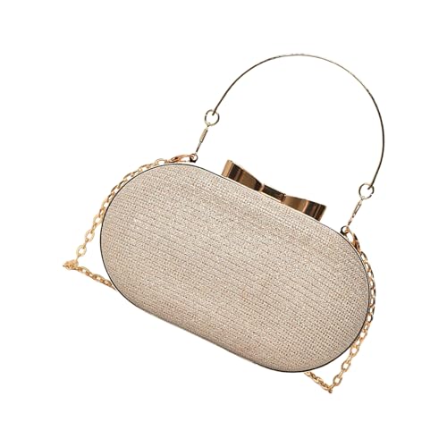 XIAOQENAN Elegante Handtasche Mit Detaillierten Abendtaschen Schulterbeutel Ketten Abendtasche Für Hochzeiten Und Bankette Umhängetasche von XIAOQENAN