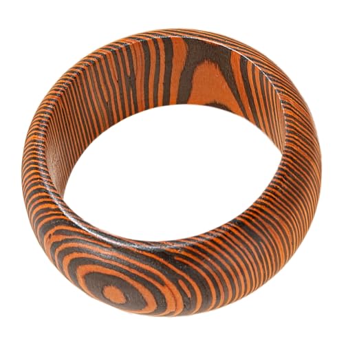 XIAOQENAN Eleganter Natürliches Holz Armreifen Zeitgenössische Strukturierte Finish Verstellbare Handgelenk Schmuck Stylish Accessoire Für Sie Oder Oder Künstlerisches Holz Geschnitztes Armband von XIAOQENAN