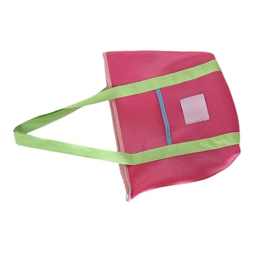 XIAOQENAN Faltbares Mesh Beach Bag Leichte Umhängetasche Geräumiges Interieur Für Reisen Freien Und Täglich Sandresistente Handtasche von XIAOQENAN