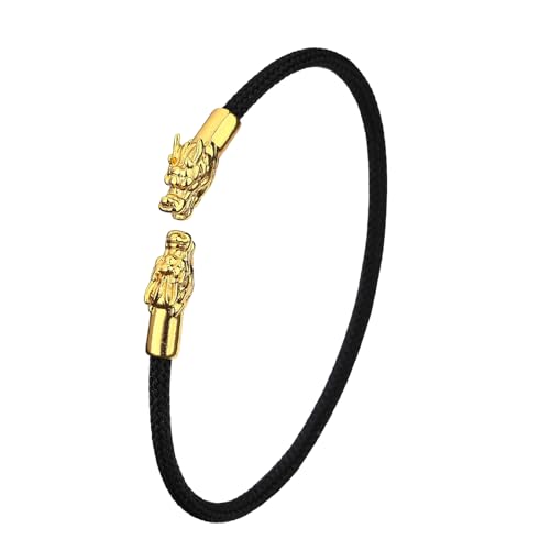 XIAOQENAN Flexible Offene Armreifstahl Seilanker Verschluss Verstellbares Handgelenk Schmuck Armband Für Empfindliche Hautkleidung Stahlstahlseilarmband von XIAOQENAN