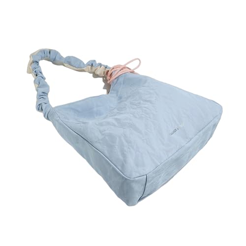 XIAOQENAN Frauen Ästhetische Umhängetasche Plissierter Kordelgurt Mode Weibliche Unterarmtasche PU Leder Riched Crossbody Handtasche Verstellbares Riemen XIAOQENAN Frauen Ästhetische Umhängetasche Plissierter Kordelgurt Mode Weibliche Unterarmtasche PU Leder Riched Crossbody Handtasche Verstellbares Riemen von XIAOQENAN