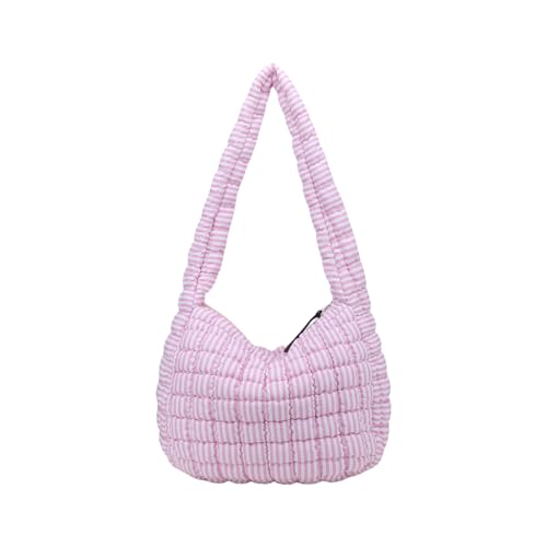 XIAOQENAN Frauen Nylon Puffer Umhängetasche Stilvolle Und Geräumige Crossbody Taschen Gesteppte Satchel Geldbörse Zum Pendeln Und Reisen Übergroße Polsterhandtasche XIAOQENAN Frauen Nylon Puffer Umhängetasche Stilvolle Und Geräumige Crossbody Taschen Gesteppte Satchel Geldbörse Zum Pendeln Und Reisen Übergroße Polsterhandtasche von XIAOQENAN