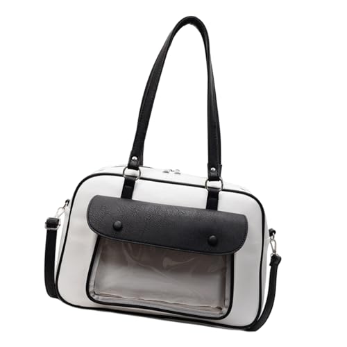 XIAOQENAN Großkapazität PU Leder Crossbody Tasche Für Frauen Stilvolle Fitnessstudio Taschen Unterarm Geldbörse Ergonomische Schultergurt Premium PU Leder Achselstasche von XIAOQENAN