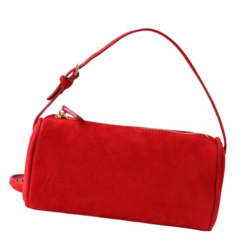 XIAOQENAN Kompakte Samtgefühl Bag Organisatoren Crossbody Bag Leichte Konstruktion Schultertasche 2025 Winter Edition Suedes Handtasche Mit Organisatorfächern von XIAOQENAN