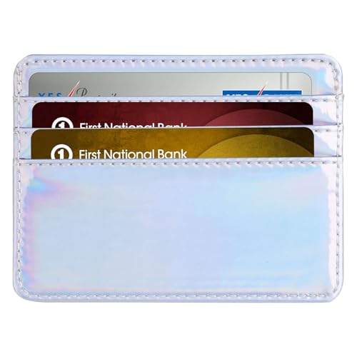 XIAOQENAN Leder Kreditkarte Brieftasche Business Kredithalter Organisatoren Koffer Banken Paket Bag Front Pocket Wallet RFIDs Blockieren Minimalistischer Kartenhalter von XIAOQENAN