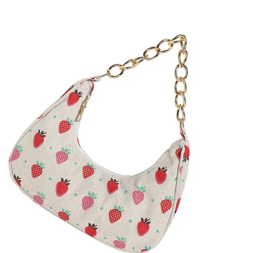 XIAOQENAN Leichte Baumwoll Umhängetasche Blumensticke Multipocket Design Casual Averarm Tasche Für Frauen Alltags Essentials Multi Taschen Blumenbeutel von XIAOQENAN