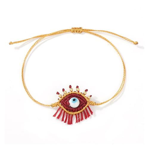 XIAOQENAN Mehrschichtiger Runde Perlenaugen Armbandschain Stilvolle Verstellbare Schmuck Für Sie Lieben Accessoires Alltag Verwenden von XIAOQENAN