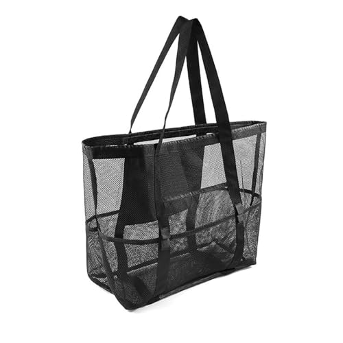 XIAOQENAN Mehrzwecksand Proof Bod Strand Tasche Hollow Out Handtasche Bequemer Tragengriff Für Den Täglichen Gebrauch Mesh Beach Bag von XIAOQENAN