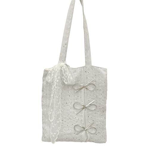 XIAOQENAN Mode Funkelnde Handtasche Geräumige Umhängetasche Polyester Stoff Unterarmtasche Für Arbeit Fitnessstudio Strand PUSS Verwenden Sie Stilvolle Bowknot Fitnessstudio Für Frauen XIAOQENAN Mode Funkelnde Handtasche Geräumige Umhängetasche Polyester Stoff Unterarmtasche Für Arbeit Fitnessstudio Strand PUSS Verwenden Sie Stilvolle Bowknot Fitnessstudio Für Frauen von XIAOQENAN