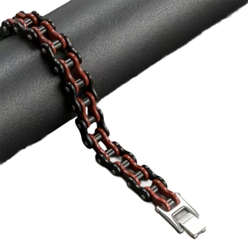 XIAOQENAN Mode Handgelenk Armreifen Edelstahlkettenarmband Thema Sichere Verriegelung Handgelenk Seil Outdoor Sport Armband XIAOQENAN Mode Handgelenk Armreifen Edelstahlkettenarmband Thema Sichere Verriegelung Handgelenk Seil Outdoor Sport Armband von XIAOQENAN