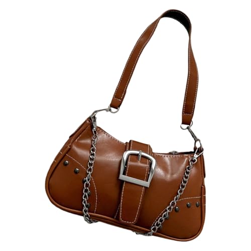 XIAOQENAN Mode Unterarmtasche Für Damen Geräumige PU Leder Handtasche Umhängetaschen Mode Accessoire Mit Kettenriemen Unterarmtasche XIAOQENAN Mode Unterarmtasche Für Damen Geräumige PU Leder Handtasche Umhängetaschen Mode Accessoire Mit Kettenriemen Unterarmtasche von XIAOQENAN