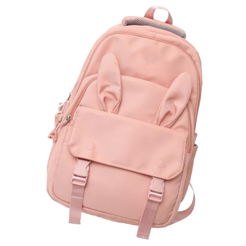 XIAOQENAN Moderne Ohrschule Taschen Nylon Buchtasche Für Teen Girl Avle Speicherplatz Student Campus Laptop Rucksack Casual Daypack Laptop Rucksack XIAOQENAN Moderne Ohrschule Taschen Nylon Buchtasche Für Teen Girl Avle Speicherplatz Student Campus Laptop Rucksack Casual Daypack Laptop Rucksack von XIAOQENAN