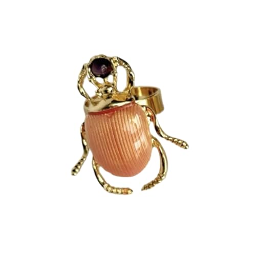 XIAOQENAN Pastellfarbene Gruselige Crawlyjewelry Ringe Mit Funkelnden Diamanten Open Shank Design Für Stapelbare Fingerzubehör Süße Tierstapelringe Für Frauen von XIAOQENAN