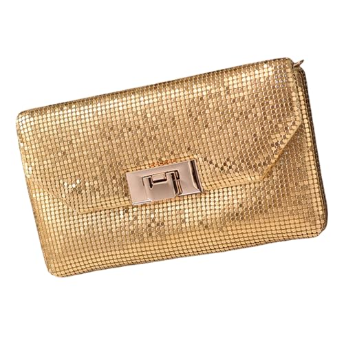 XIAOQENAN Raffinierte Aluminiumnetzhandtasche Mit Einem Stilvollen Look Für Mode Frauen Umhängetasche Für Partys Und Empfänge Die Die Umhängetasche XIAOQENAN Raffinierte Aluminiumnetzhandtasche Mit Einem Stilvollen Look Für Mode Frauen Umhängetasche Für Partys Und Empfänge Die Die Umhängetasche von XIAOQENAN