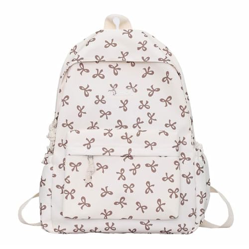 XIAOQENAN Schöne Bögen Rucksack Schülern School Rucksack Großkapazität Mädchen Reisen Japanische Stile Japanische Stile Große Kapazität Reiseschule von XIAOQENAN