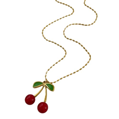 XIAOQENAN Schöne Frucht Inspirierte Anhänger Halskette Bequeme Tragen Verstellbarer Länge Halskette Trendy Neckschmuck Geschenk Für Ihre Kette Für Schwestern XIAOQENAN Schöne Frucht Inspirierte Anhänger Halskette Bequeme Tragen Verstellbarer Länge Halskette Trendy Neckschmuck Geschenk Für Ihre Kette Für Schwestern von XIAOQENAN