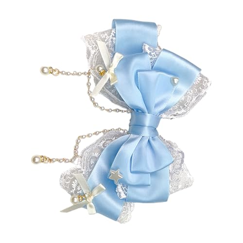 XIAOQENAN Schöne Quasten Haarclip Für Kinder Mit Bowknot Und Perlen Designs Tragbares Accessoire Für Partys Und Tägliches Verschleißhaarzubehör von XIAOQENAN