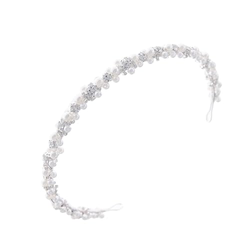 XIAOQENAN Sekt Und Perlen Haarclip Leichtes Elegantes Design Für Hochzeiten Partys Sichern Grip Elegante Kristallhaarkronen von XIAOQENAN