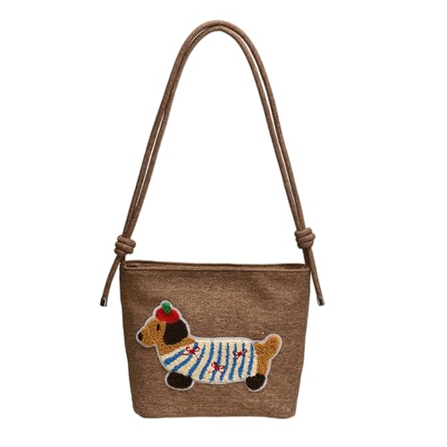 XIAOQENAN Stylish Hundemuster Umhängetasche Mit Reichlich Raum Achselhalterungspülbeutel Gelegenheitshandtasche Für Tägliche Essentielle Praktische Tägliche Nutzungstasche XIAOQENAN Stylish Hundemuster Umhängetasche Mit Reichlich Raum Achselhalterungspülbeutel Gelegenheitshandtasche Für Tägliche Essentielle Praktische Tägliche Nutzungstasche von XIAOQENAN