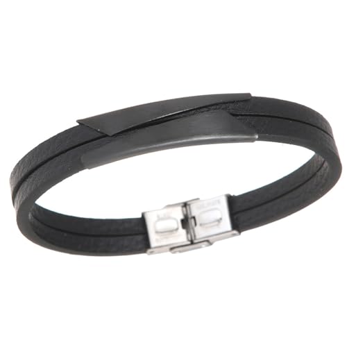 XIAOQENAN Stylish PU Leder Armband Mit Einstellbar von XIAOQENAN