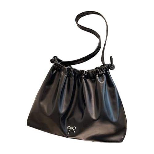 XIAOQENAN Stylish Womens Aberarm Bag Leichte PU Leder Crinkle Design Schulter Große Kapazität Für Verschiedene Anlässe Sicherheitsschließung Verschluss von XIAOQENAN