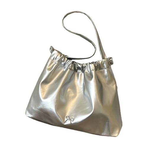 XIAOQENAN Stylish Womens Aberarm Bag Leichte PU Leder Crinkle Design Schulter Große Kapazität Für Verschiedene Anlässe Sicherheitsschließung Verschluss von XIAOQENAN