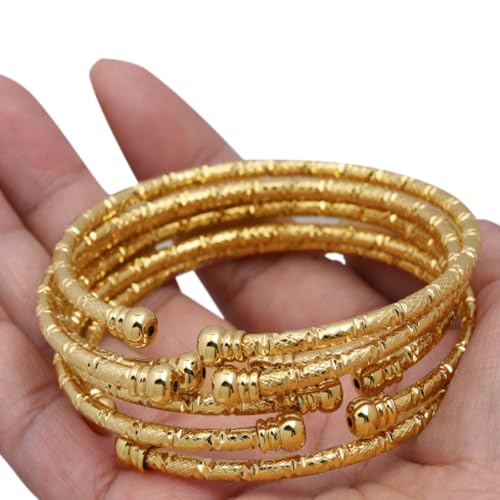 XIAOQENAN Trendige Armreifen Brautarmband Geometrische Armbänder Übertriebenes Armband Geeignet Für Paare Und Party Anlässe Tragen Hochzeit Schmuck von XIAOQENAN