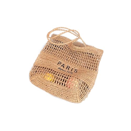 XIAOQENAN Trendy Hollow Out Schulter Beach Bag Bag Mode Handwerkskunst Sichern Innere Futter von XIAOQENAN