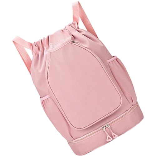 XIAOQENAN Trocken Nasse Getrennte Tennisbeutel Kordelstring Fitnessstudio Basketball Rucksäcke Fitness Badminton Für Frauen Männer Basketball Rucksäcke Draw String Fitness Sport von XIAOQENAN