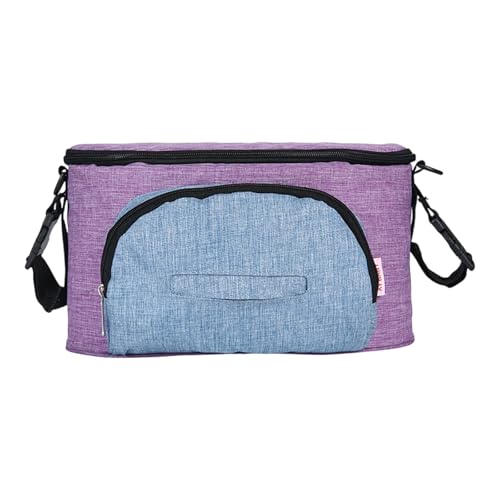 XIAOQENAN Universals Baby Kinderwagen Organisatoren Wasserdichte Caddys Mit Tassenhalter Nicht Slip Secure Haken Passen Die Meisten Wasserdichte Kindermädchen Mit Cuphalter von XIAOQENAN