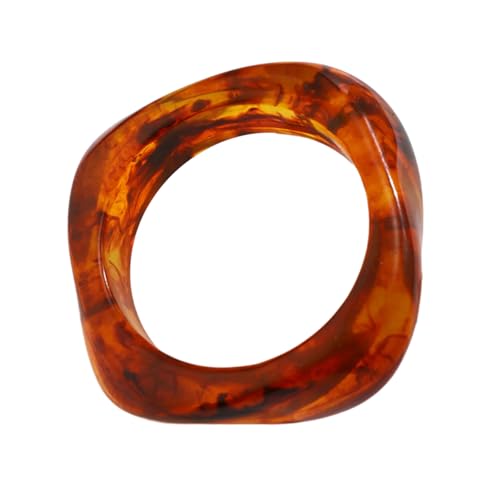 XIAOQENAN Verstellbare Länge, Retro-Acryl-Armband, modisches Retro-inspiriertes Acryl für den täglichen Gebrauch von XIAOQENAN