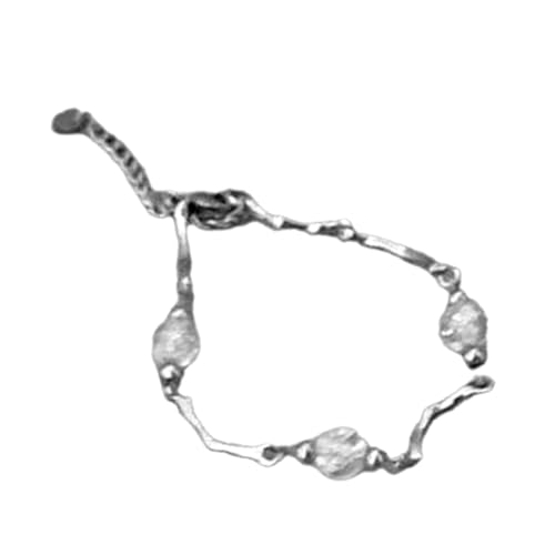 XIAOQENAN Verstellbarer Perlen Halskette/Armband Stilvolle Handgefertigte Frauenschmuckmodie Leichtmetallaccessoire Für Tägliche Kee Trendy Mode Accessoire von XIAOQENAN