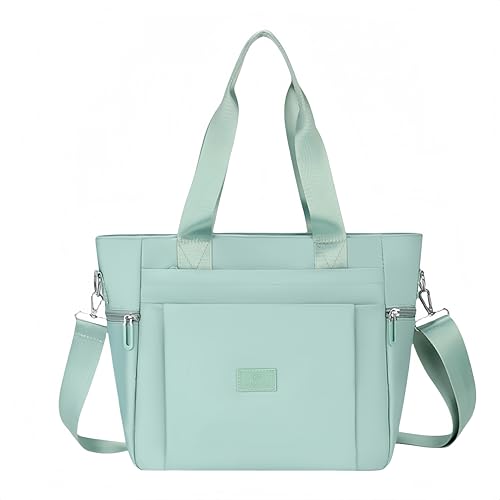 XIAOQIXI Damen Nylon Große Kapazität Pendler Handtasche Wasserdicht Multi Fächer Einzelne Schultertasche XIAOQIXI Damen Nylon Große Kapazität Pendler Handtasche Wasserdicht Multi Fächer Einzelne Schultertasche von XIAOQIXI