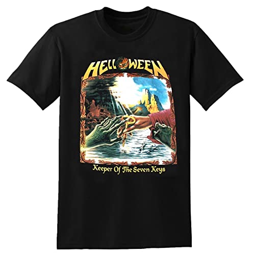 Helloween Keeper of The Seven Keys Part Ii Heavy Metal Kiske Men T-Shirt Black XL Helloween Keeper of The Seven Keys Part Ii Heavy Metal Kiske Men T-Shirt Black XL von XIAOWA