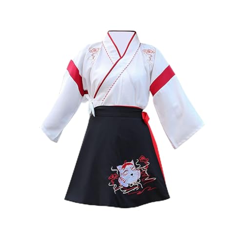 Hanfu Traditionelles Chinesisches Hanfu Retro-Stickerei Zweiteiliger Anzug Für Damen Süßer Kurzer Rock Für Frühling Und Sommer Weihnachtsfeier Kleid Cosplay Kostüm ( Color : Black+White , Größe : M ) Hanfu Traditionelles Chinesisches Hanfu Retro-Stickerei Zweiteiliger Anzug Für Damen Süßer Kurzer Rock Für Frühling Und Sommer Weihnachtsfeier Kleid Cosplay Kostüm ( Color : Black+White , Größe : M ) von XIAOXIAO