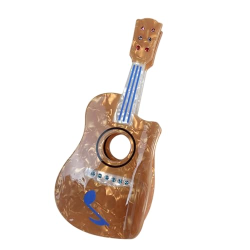 XIAOXIAOYU Gitarrenform-Klauenclip, Gitarren-Haarspange, Gitarrenförmige Haarspangen für Frauen, Dünne, dicke Haarspangen, lockig, gerade, modische Haarspangen, starker Halt für unterwegs XIAOXIAOYU Gitarrenform-Klauenclip, Gitarren-Haarspange, Gitarrenförmige Haarspangen für Frauen, Dünne, dicke Haarspangen, lockig, gerade, modische Haarspangen, starker Halt für unterwegs von XIAOXIAOYU