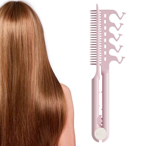 XIAOXIAOYU Haarkamm - V-förmiger Glätte Kamm Zum Stylen - Antistatischer Volumen Haarkamm Mit Glätteffekt Für Frauen & Mädchen Für Zuhause von XIAOXIAOYU