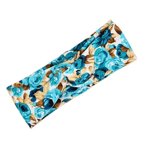 1 Stücke Frauen Bohemian Tuch Haarbänder Drucken Mädchen Stirnband Kreuz Turban Bandanas Haarschmuck Headwrap Headwear von XIAOXIN